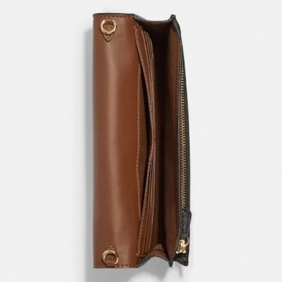 Anna Foldover Clutch Crossbody And Card Case Set - Picture 7 of 8